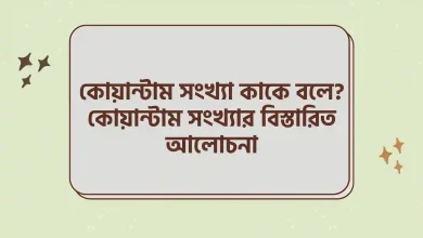 কোয়ান্টাম সংখ্যা কাকে বলে? কোয়ান্টাম সংখ্যার বিস্তারিত আলোচনা