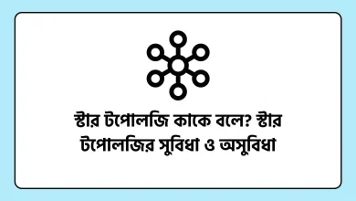 স্টার টপোলজি কাকে বলে, স্টার টপোলজির সুবিধা ও অসুবিধা