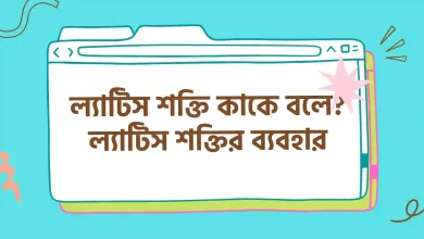 ল্যাটিস শক্তি কাকে বলে, ল্যাটিস শক্তির ব্যবহার