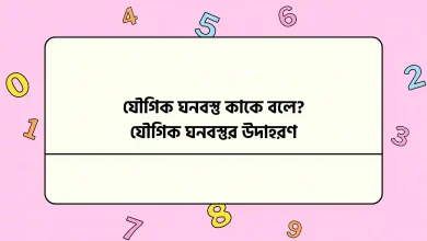 যৌগিক ঘনবস্তু কাকে বলে, যৌগিক ঘনবস্তুর উদাহরণ